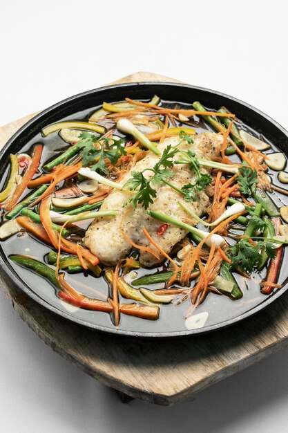 high angle view of noodles in bowl
