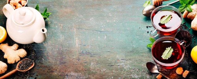 high angle view of objects on table