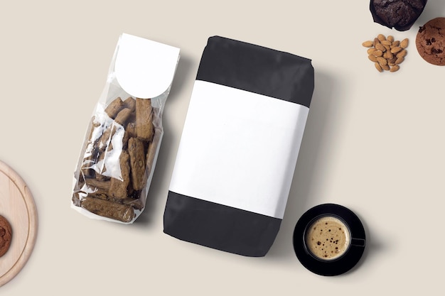 high angle view of objects on white background