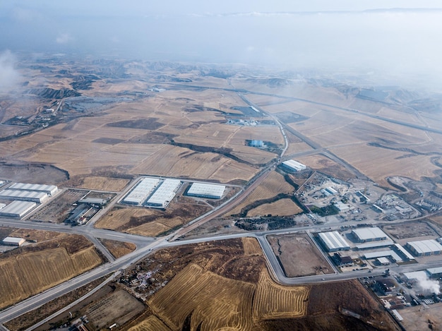 写真 景色の空中景色の高角度の視点