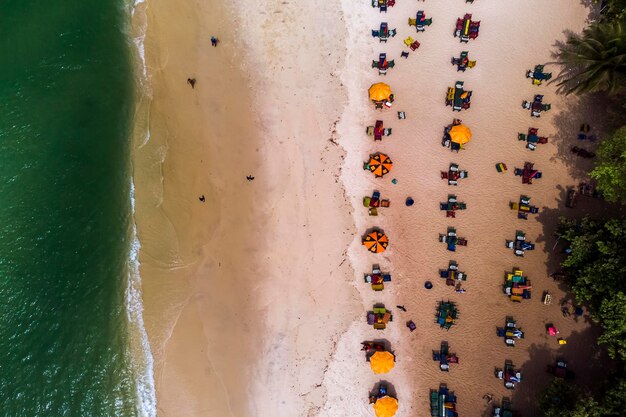 写真 ビーチの高角度の景色