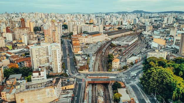 写真 都市の建物の高角度のビュー