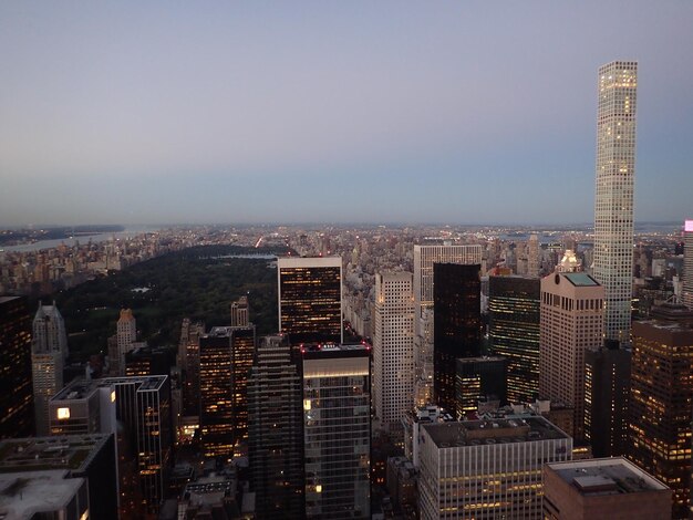 写真 都市の建物の高角度のビュー