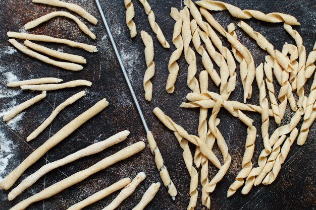 写真 食品の高角度の視界