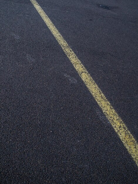 写真 道路の高角度の視界