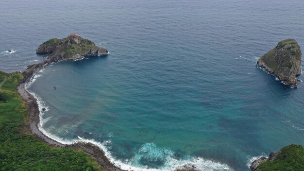 写真 海岸の高角度の景色