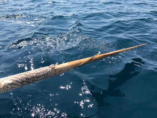 Фото Высокоугольный вид на море