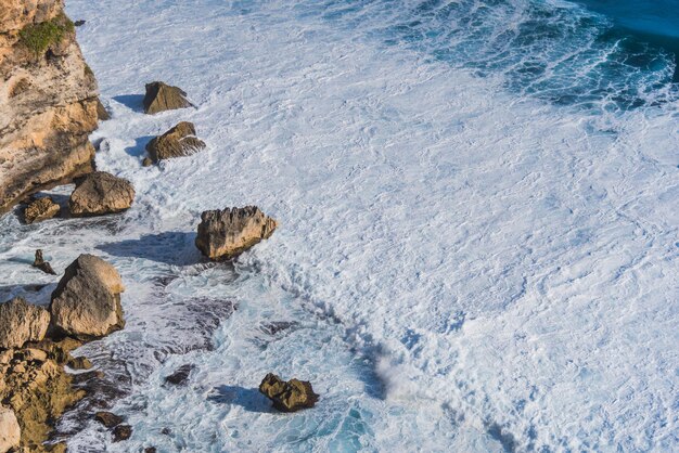 Фото Высокоугольный вид воды