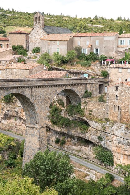 Foto vista ad alto angolo del vecchio edificio