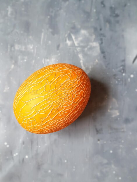 High angle view of orange on table