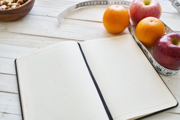 High angle view of orange on table