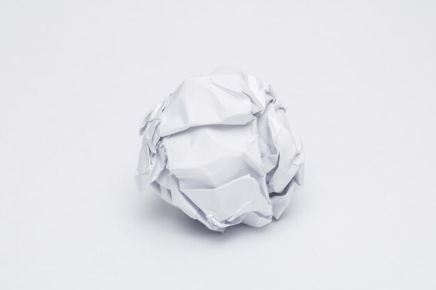 high angle view of paper over white background
