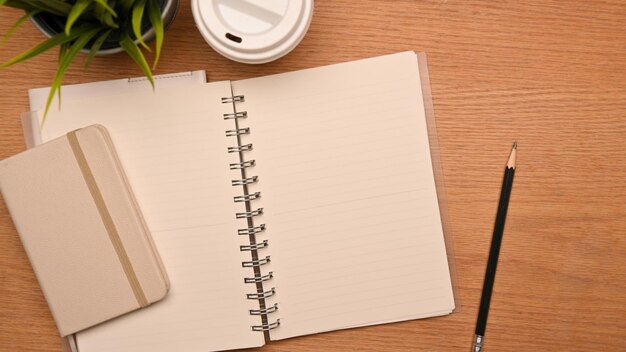 High angle view of pen on table