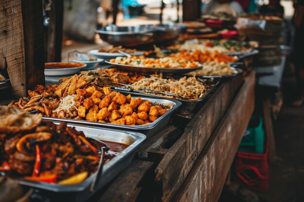 High angle view of people preparing food on table