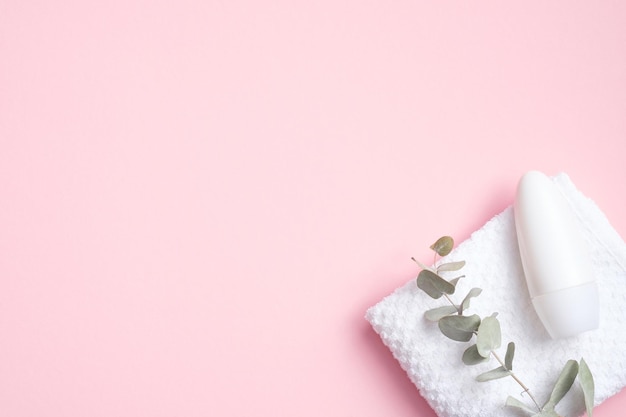 high angle view of pink petals on white background