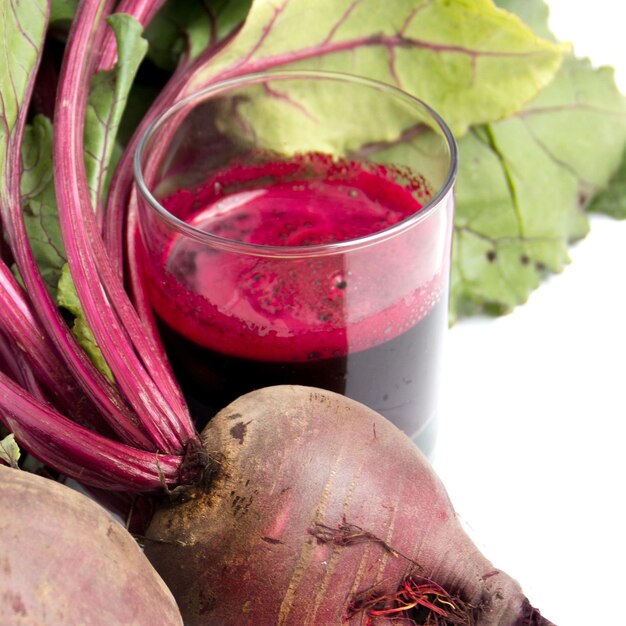 Photo high angle view of pink vegetables on plant