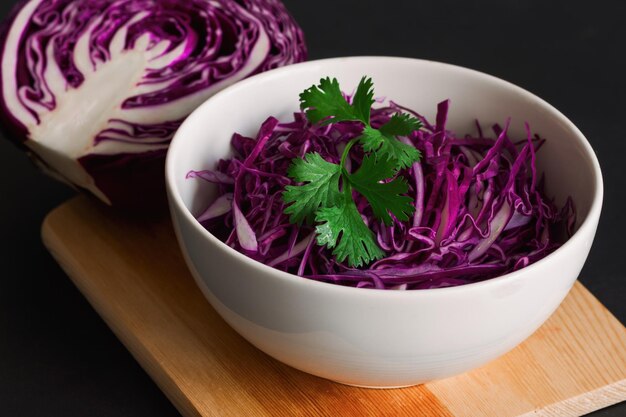 High angle view of plants in bowl on table