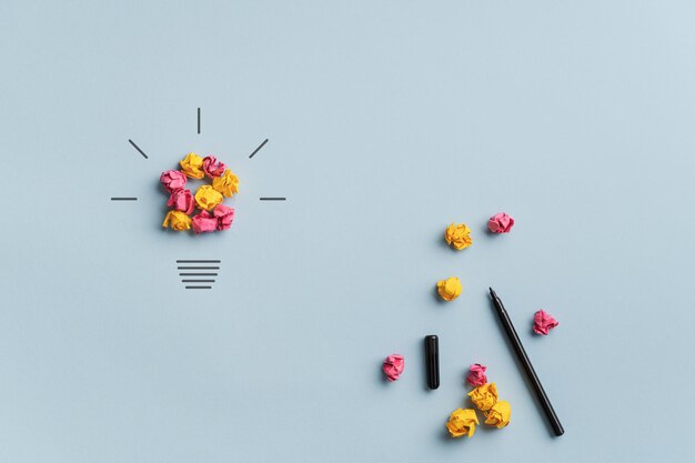 High angle view of red flowers on table