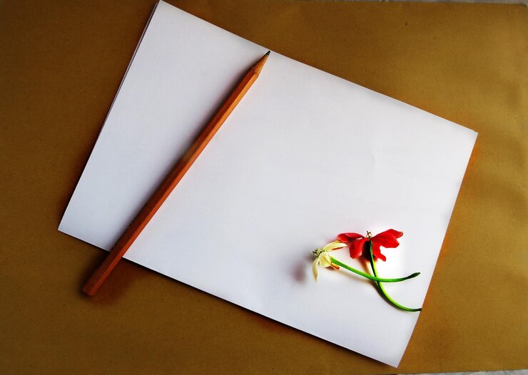 फोटो high angle view of red rose on table