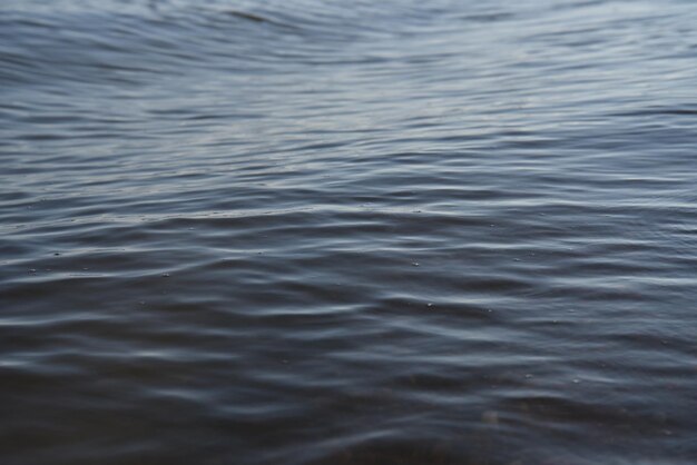 Photo high angle view of rippled water in lake