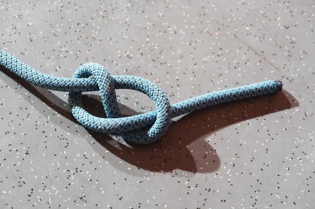 Photo high angle view of rope on table