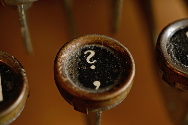 High angle view of rusty metal in container