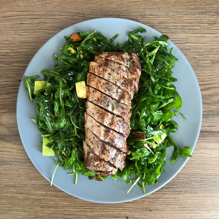 High angle view of salad in plate on table
Carnivore Diet Recipes