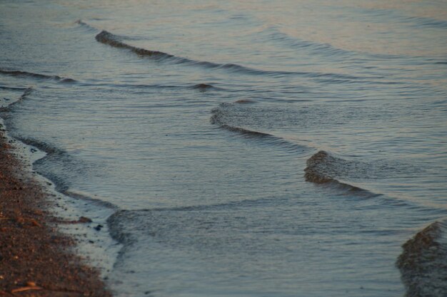 Photo high angle view of sea shore