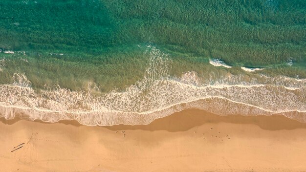 Photo high angle view of sea shore