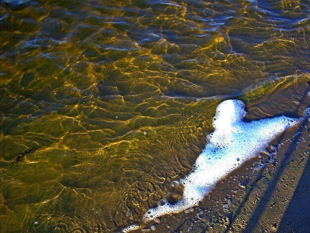 Photo high angle view of sea shore