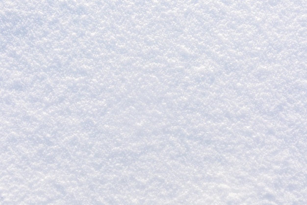 High angle view of snowflakes on snow