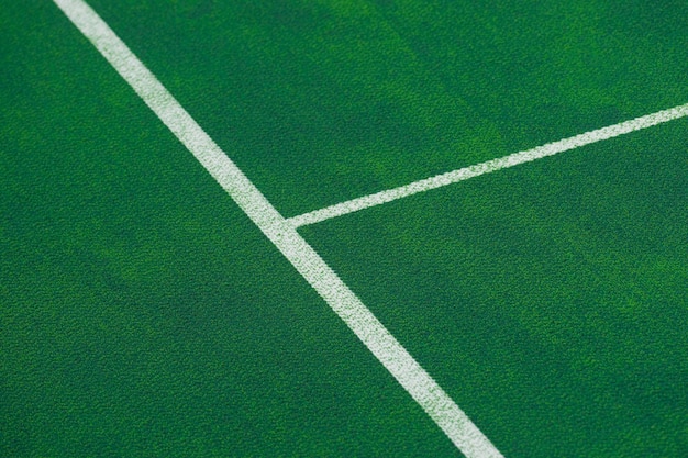 Photo high angle view of soccer field