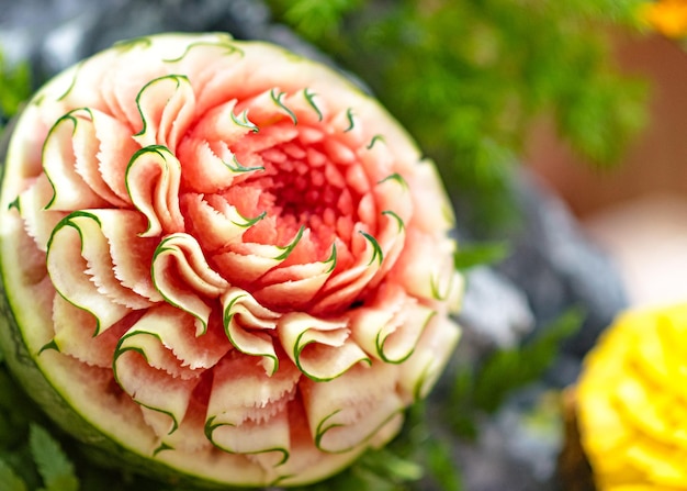 High angle view of strawberries