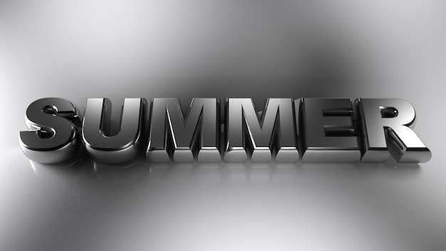High angle view of summer text on gray background