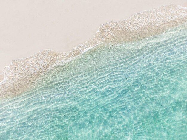 High angle view of swimming pool in sea