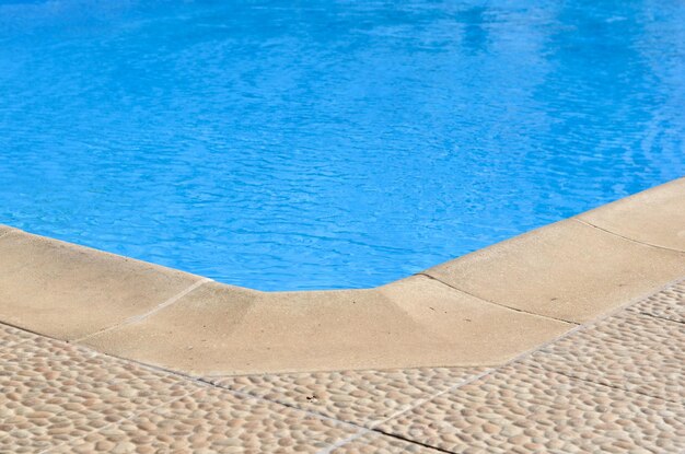 High angle view of swimming pool