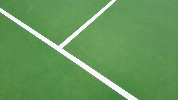 High angle view of tennis court