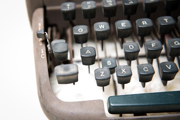 Photo high angle view of typewriter