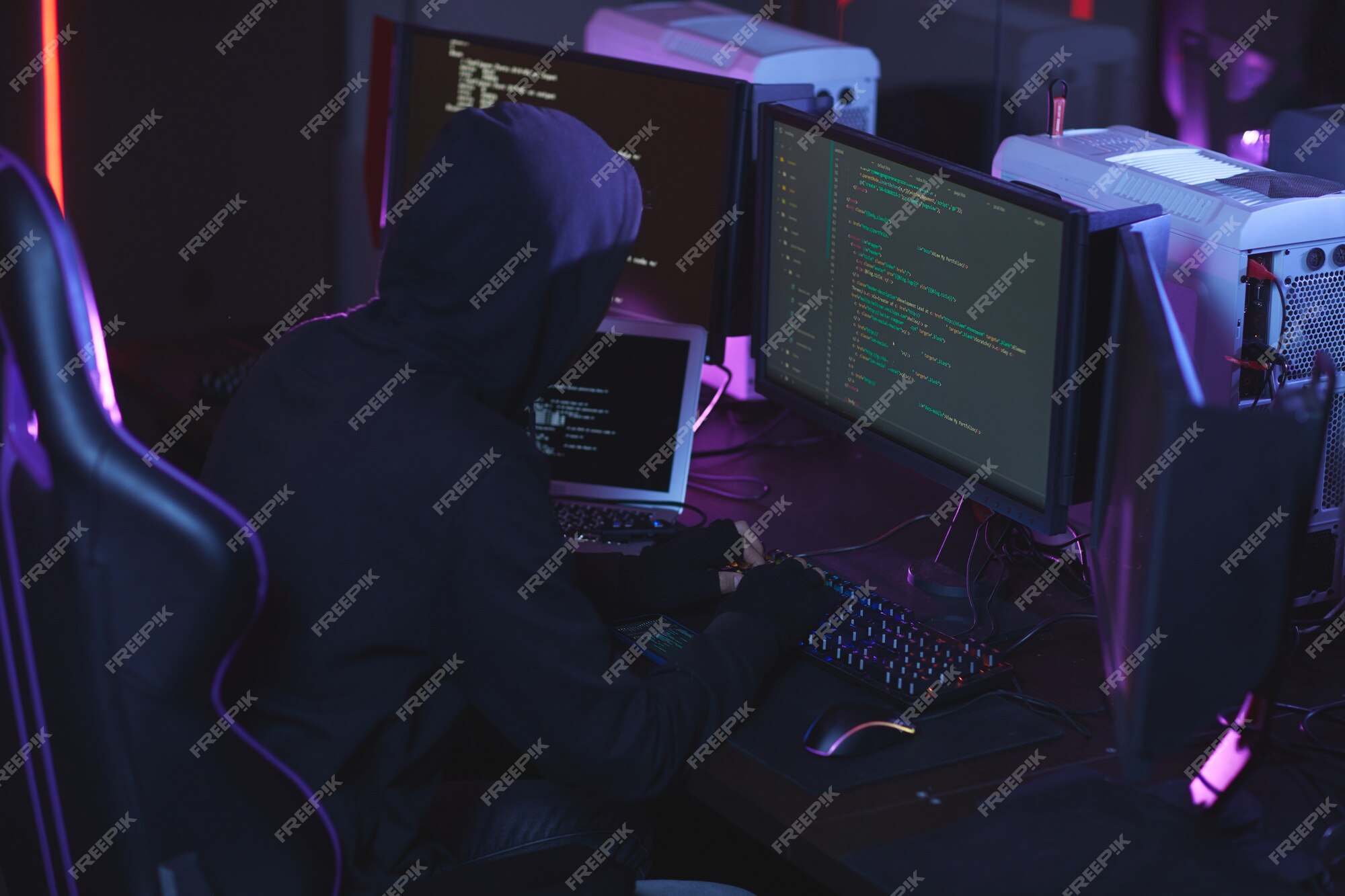 Hacker, hood, code, programming, HD wallpaper