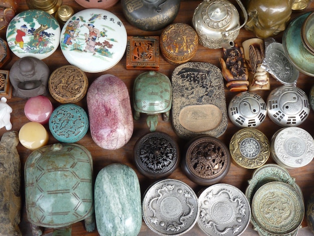 Premium Photo | High angle view of various objects