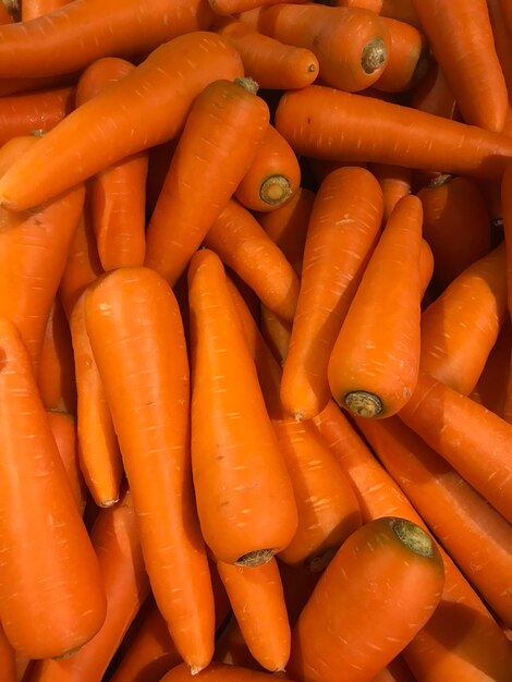 High angle view of vegetables in market