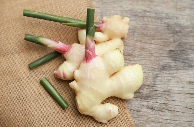 High angle view of vegetables on table