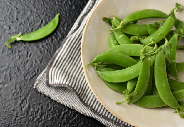 野菜の高角度の視点