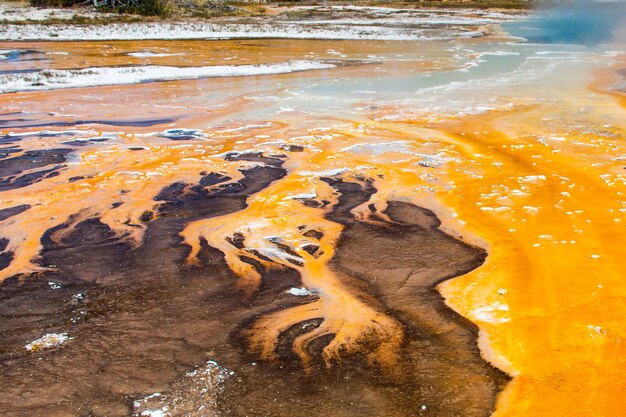 Foto vista ad alto angolo dell'acqua sulla spiaggia