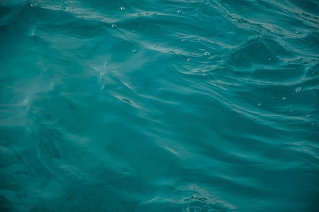 High angle view of water in sea