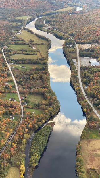 Foto vista ad alto angolo dell'acqua