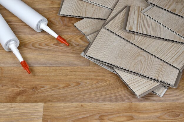 Photo high angle view of wooden table