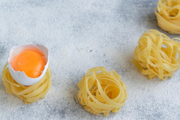 High angle view of yellow food on table