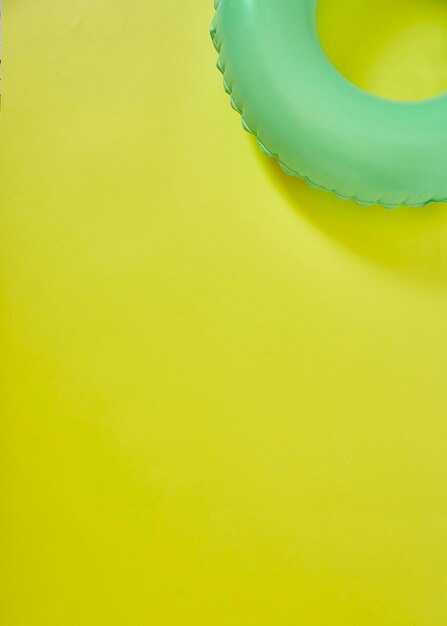 High angle view of yellow lemon on table