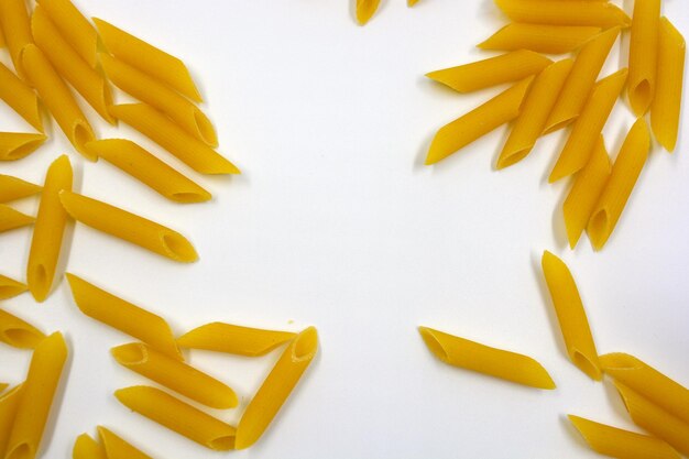 High angle view of yellow and white background